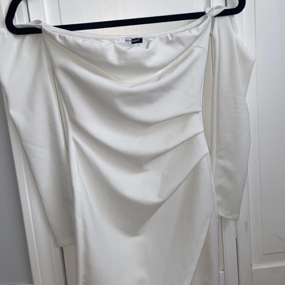 off the shoulder mini dress